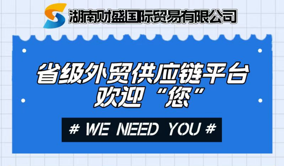 省級外貿供應鏈平台歡迎“您”